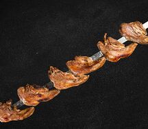 Шашлык из бараньих язычков