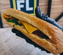 Багет с говядиной