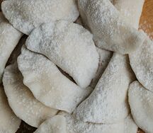 Вареники с картофелем и грибами без глютена