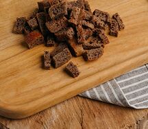 Сухарики бородинские без глютена