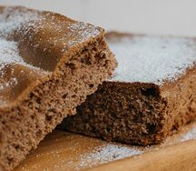 Бисквит шоколадный без глютена