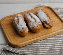 Эклер с крем-чиз без глютена