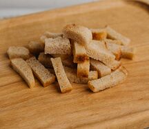 Сухарики тыквенные без глютена