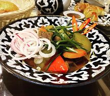 Мясо с овощами