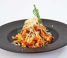 Феттуччине с креветками