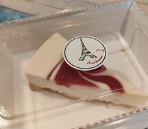 Чизкейк с малиной