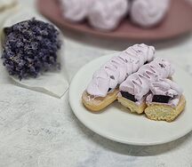 Французское пирожное зефир лаванда