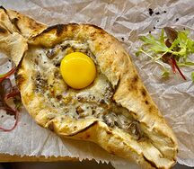 Хачапури с грибами