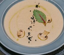 Крем-суп грибной со сливками