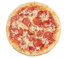 Пепперони на пышном тесте