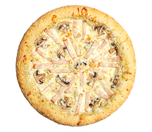 Пикантный цыпленок сулугуни на пышном тесте 25 см