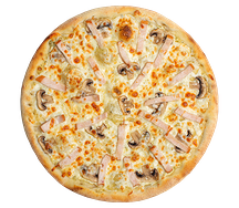 Пикантный цыпленок сулугуни на тонком тесте 30 см