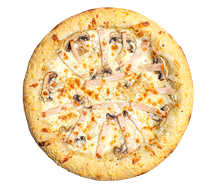 Пикантный цыпленок сулугуни на пышном тесте 30 см