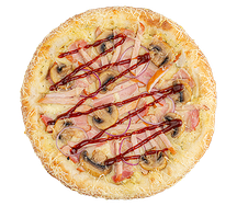 Чикен барбекю на пышном тесте