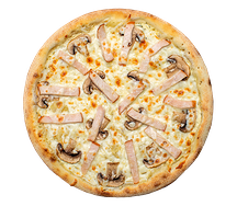 Пикантный цыпленок сулугуни на тонком тесте 25 см