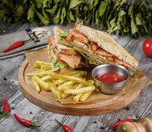 Клаб-сэндвич с курицей