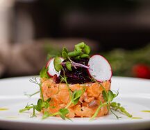 Тартар из лосося