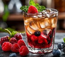 Ягодный эспрессо тоник 