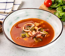 Домашняя похлебка с морепродуктами