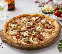 Пицца Барбекю 28 см, на тонком тесте