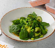 Зеленый салат с эдамаме