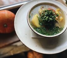 Чечевичный суп с говядиной