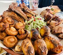 Картофель на вертеле