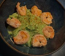 Гуакамоле с креветками