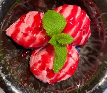 Сорбет из малины