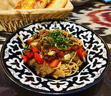 Удон с говядиной