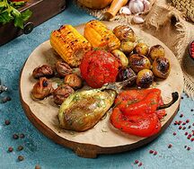 Ассорти овощей на углях