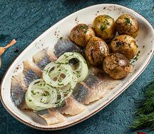 Сельдь с картофелем