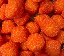 Ягоды в оранжевой обсыпке