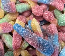 Червяки разноцветные кислые