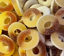 Кольца Кола в сахарной посыпке