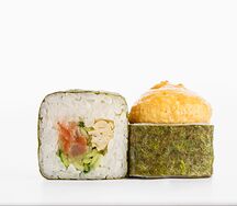 Запеченный с лососем