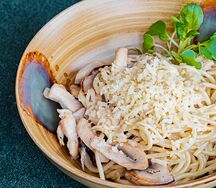 Спагетти с курицей