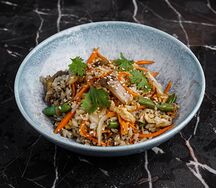 Тепаньяки с овощами