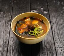 Мисо суп с лососем