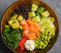 Поке с лососем