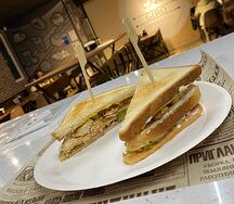 Сэндвич гиро & кофе