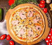 Пицца Ветчина-грибы