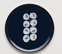 Мини-роллы с лососем