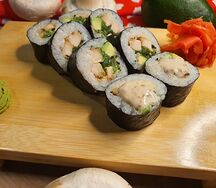 Ролл пряная курица