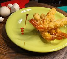 Креветки в кляре