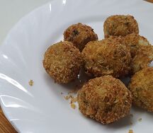 Картофельно-грибные шарики