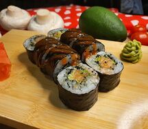 Лосось с кимчи