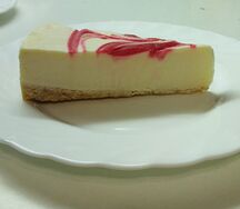 Чизкейк Нью-Йорк с малиной