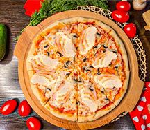 Пицца Куриная с грибами