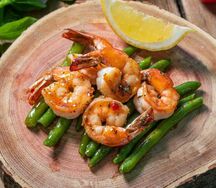 Креветки в кисло-сладком соусе